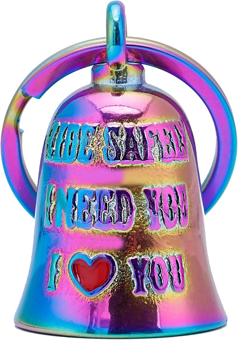 CYZBTBl Motorcycle for Bells - Motorcycle Angel Bell for Men Women,Bell Biker Accessory,Guard Riding Safety - Image 1